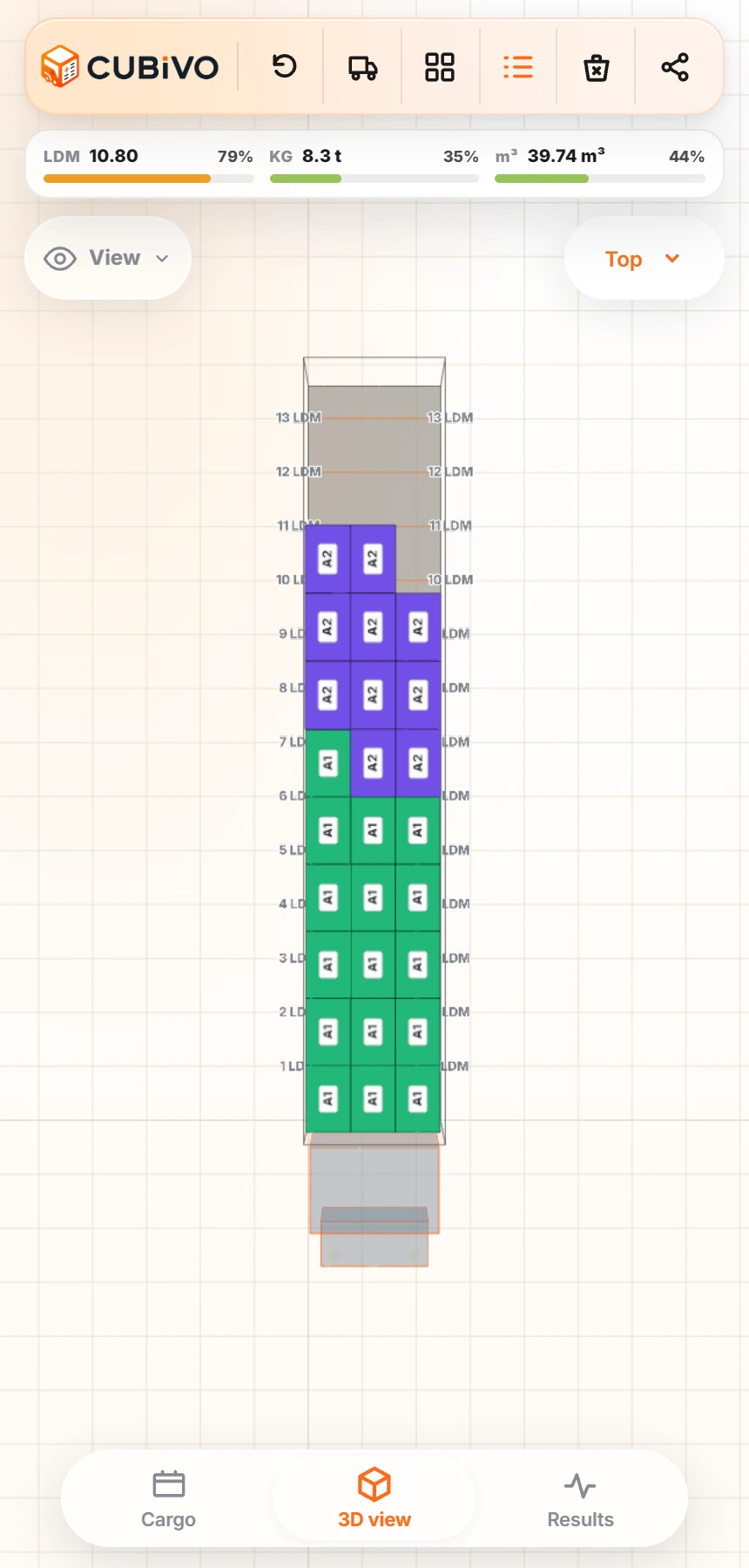 Cubivo interactive 3D loading on a phone